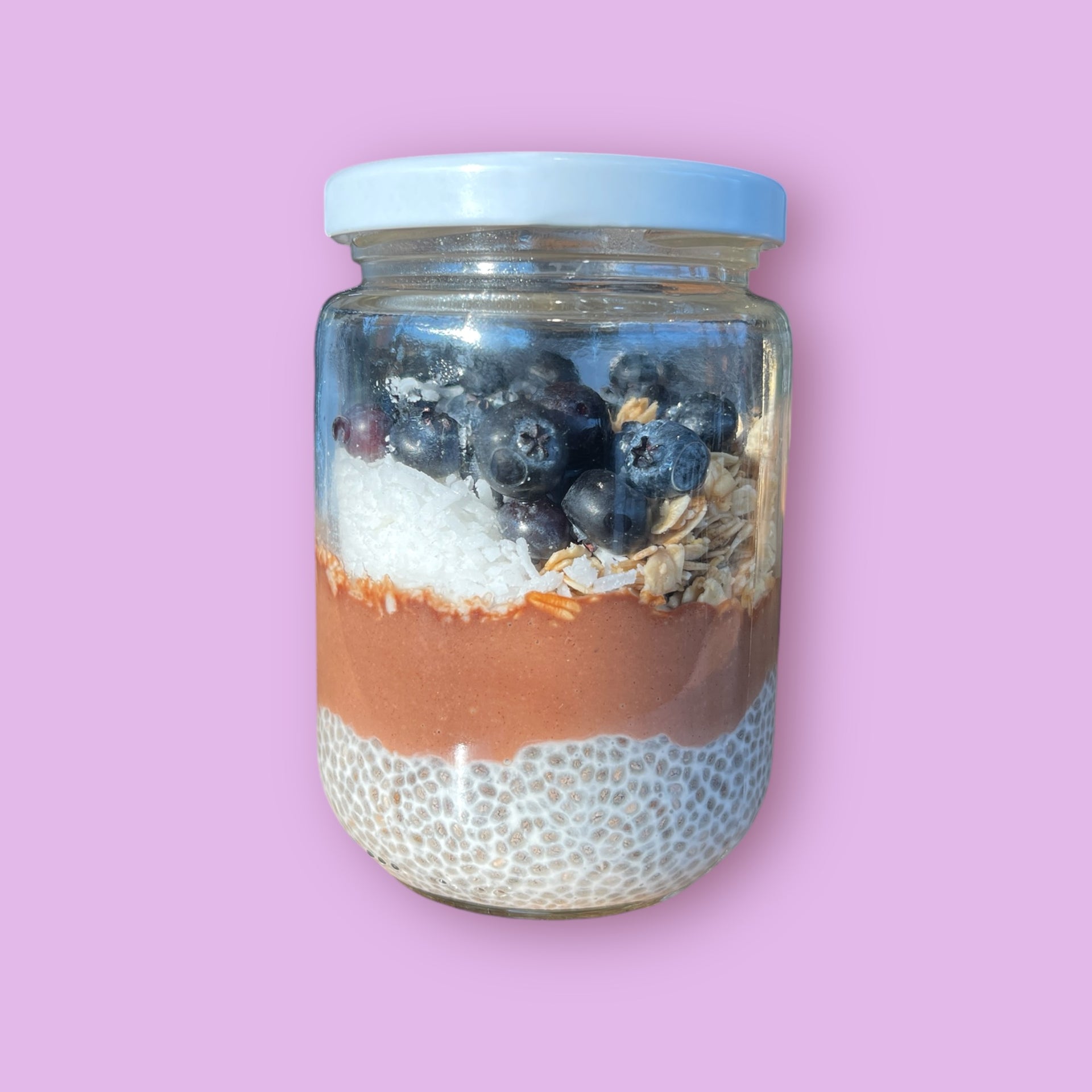 Chocolate Cashew Chia Pudding