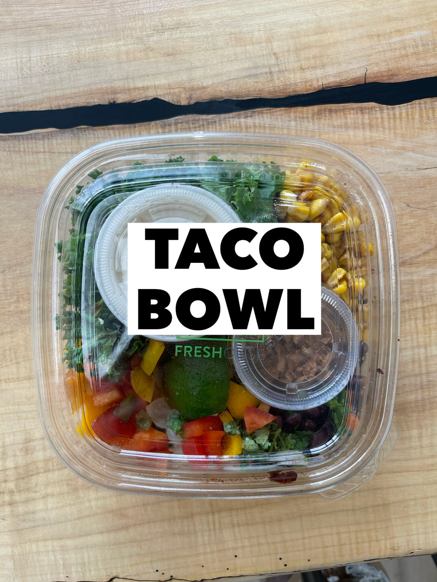 VEGAN TACO BOWL Freshouse Food and Juice Bar
