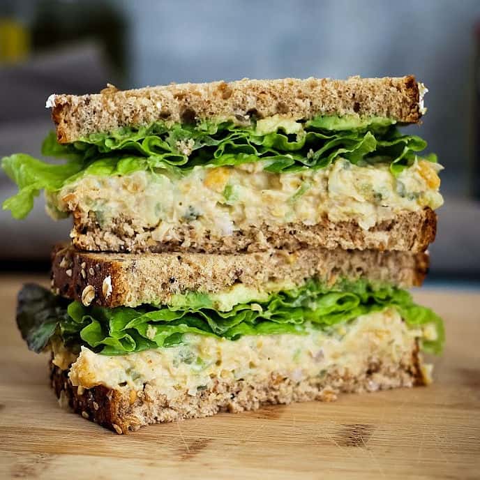 CHICK PEA MASH SANDWICH