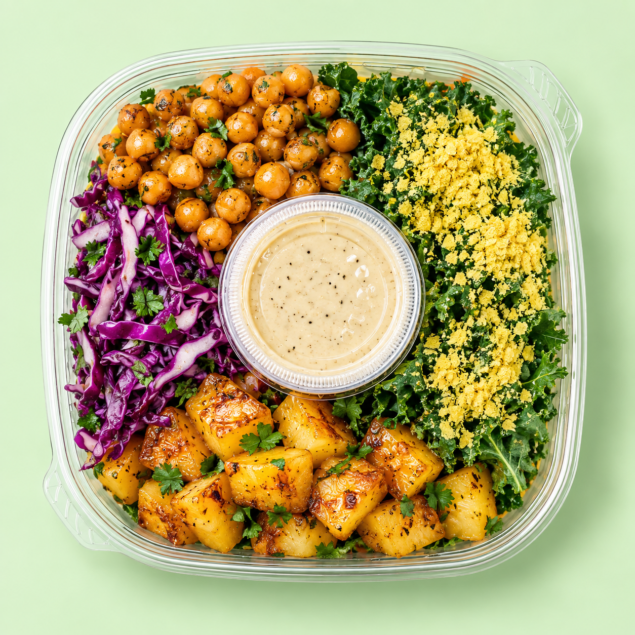 vegan KALE CAESAR